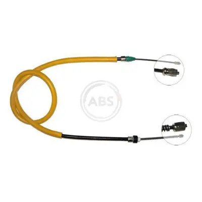 Cable de accionamiento, freno de estacionamiento A.B.S. K19878 Premium